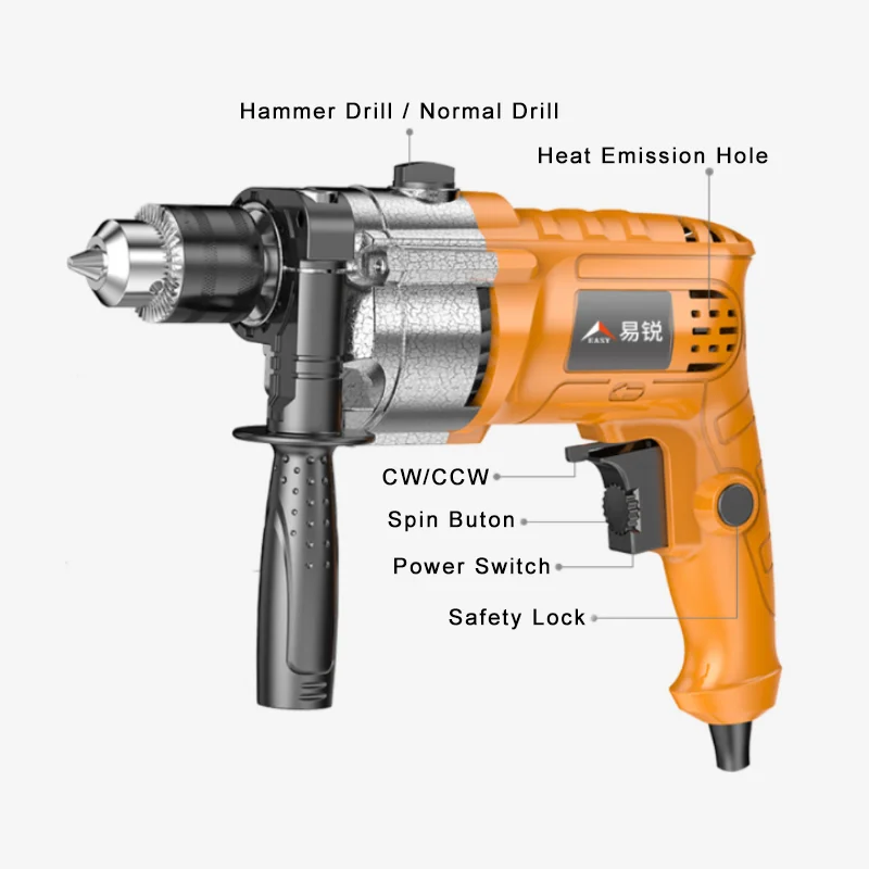 Angle Grinder Impact Drill Glue Gun Multimeter Fasteners 118pcs Hand Tool and Power Tool Combo Kit For Household