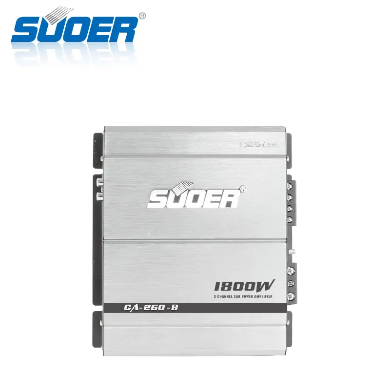 Suoer CA-260-B high quality car audio amp class ab audio amplifier auto audio amp 2 channel