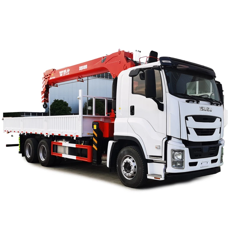 Higher Quality Isuzu 12 Tons 16 Tons Cargo Truck Truck Mounted Crane With Crane