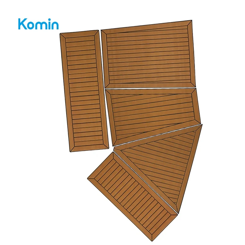 Komin Non Slip Lightweight Marine Composite Decking EVA Foam For Boat Flooring