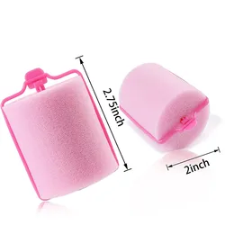 Губчатый ролик для волос Jumbo из пены, мягкие ролики для сна, завивка волнистой прически, инструменты для укладки длинных волос