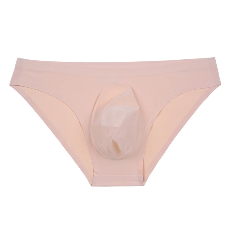 Young Boy Spandex Nylon Boxer Briefs Quick Dry Transparent Seamless No Show Underwear Men Shorts