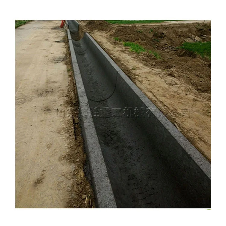 
220v Self propelled concrete channel lining farmland water conservancy ditch periosteum customized cast situ drainage machine 