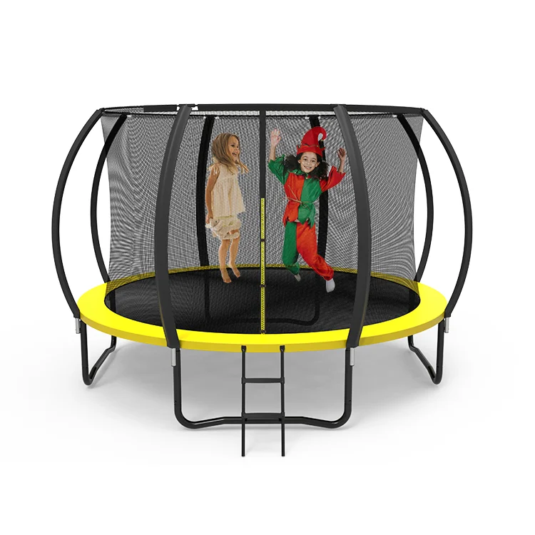 Zoshine Creative Design  Large Pumpkin Trampoline  Outdoor  Kids Adults Jumping Fun Big Elastic Trampoline with Safety Net