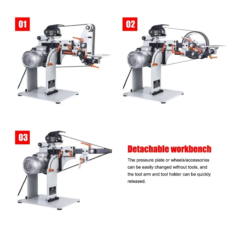 2x72 CNC Belt Grinder Used but in Good Condition Patented Product