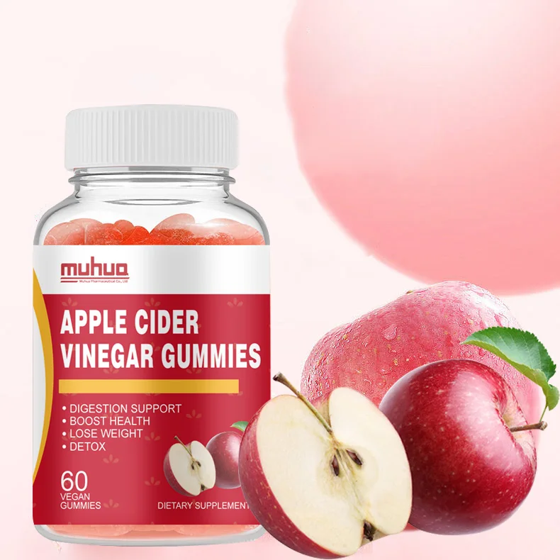 Factory direct sales spot processing and production of fruit flavored vitamin apple vinegar jelly