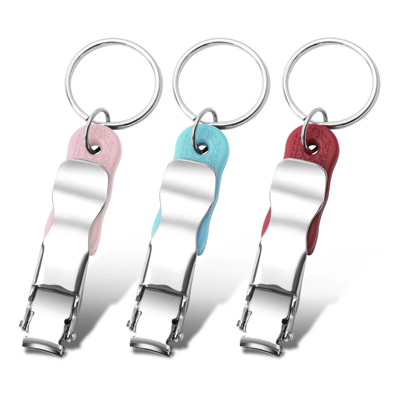 New creative mini nail clippers korea high quality stainless steel nail cutter wholesale safety nail clippers for baby