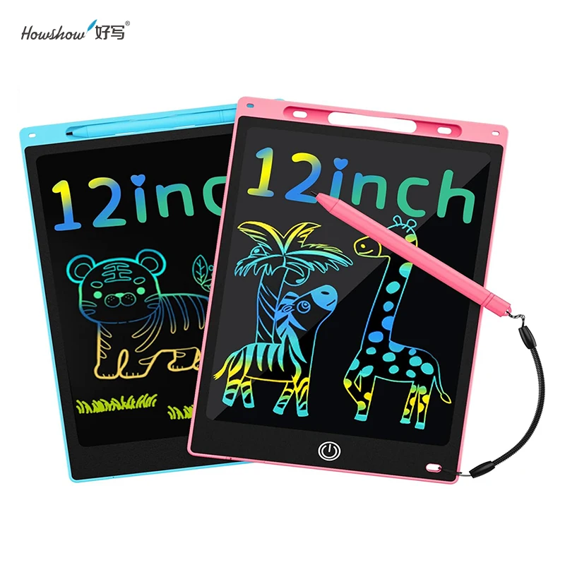 One click clear kids learning toys lcd writing boards color screen magic blackboard 8.5 10 12 16 inch lcd writing tablet