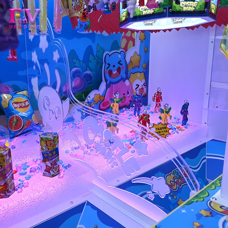 Factory direct sales High profit Lucky Push hit Clip Castle party Prize Game Machine