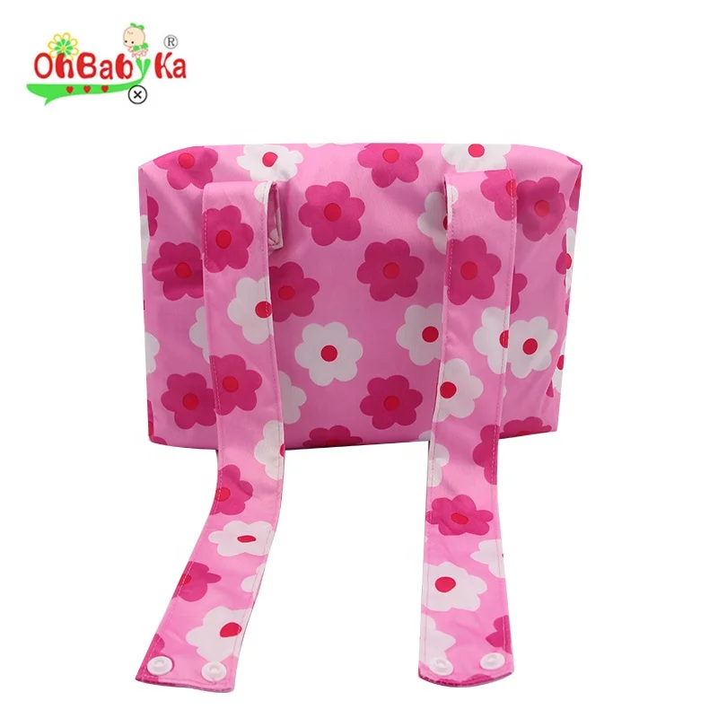 Ohbabyka PUL waterproof nappy wet bag pocket mommy bag washable reusable cloth diaper bag for baby