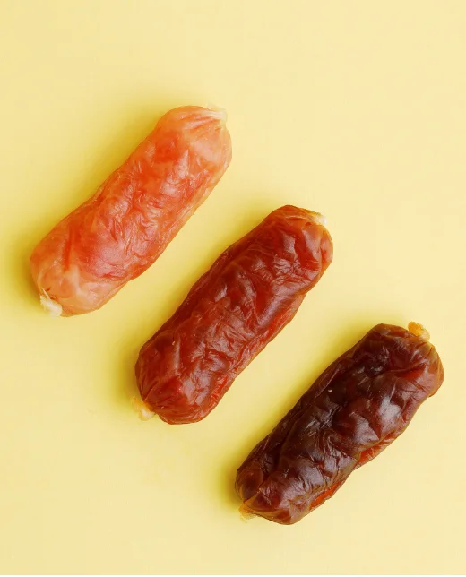 Dog snacks Pet drying crystal sausage Small batch, OEM and ODM are available, customized with different flavors.