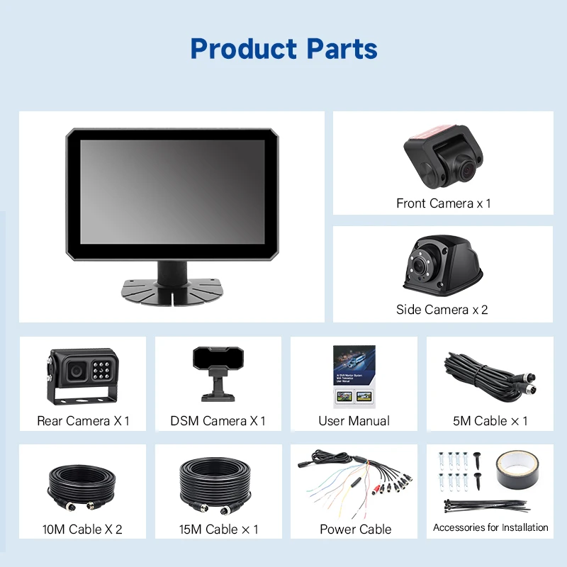 HD 1080P Ai BSD Real-time remote viewing Kit  Buses Trucks 4G WiFi 5 Channel SD HDD Mobile dvr Systems vehicle 5CH gps MDVR