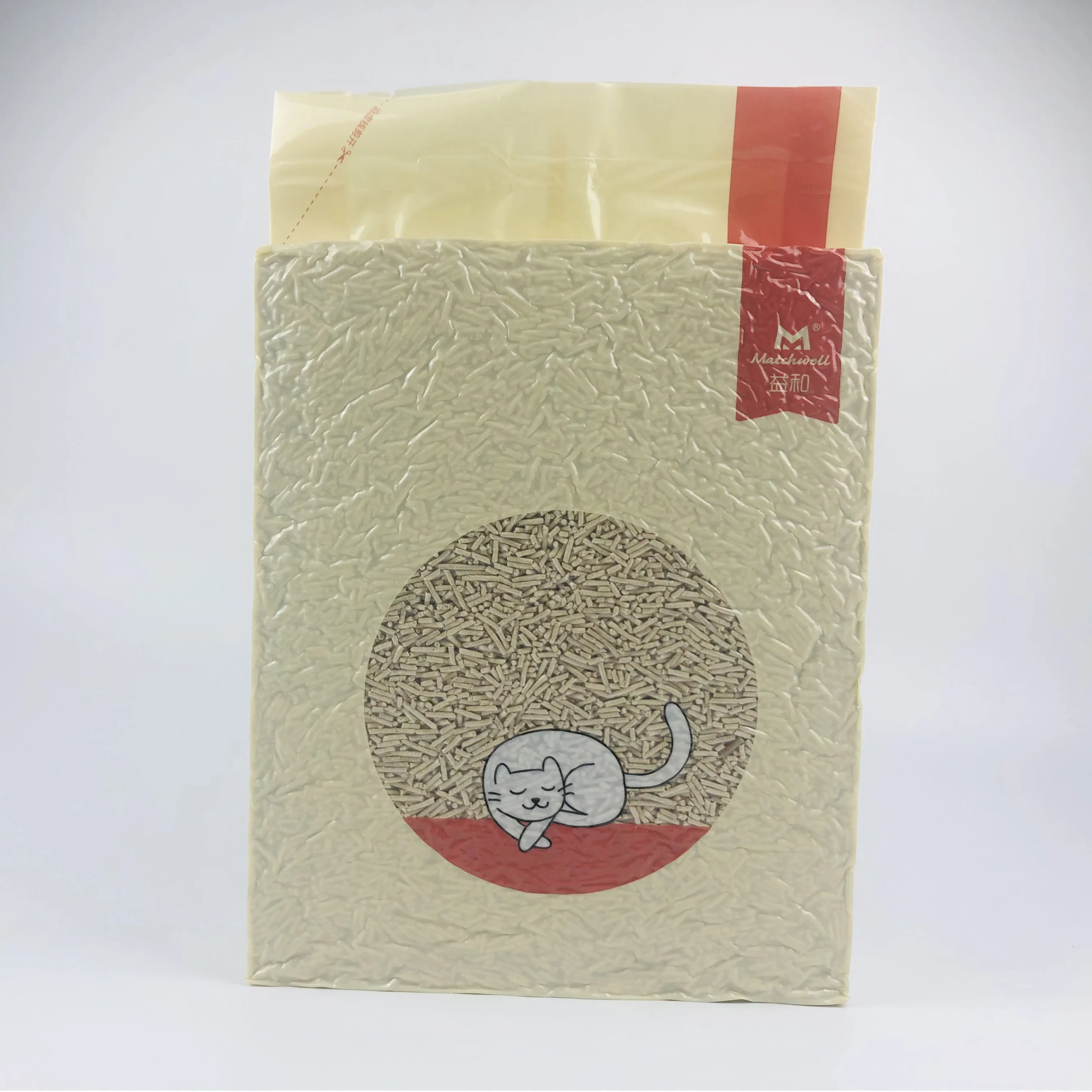 Clumping Tofu Cat Kitten Litter 6L Degradable Plant Cat Litter Pasir Kucing 6L