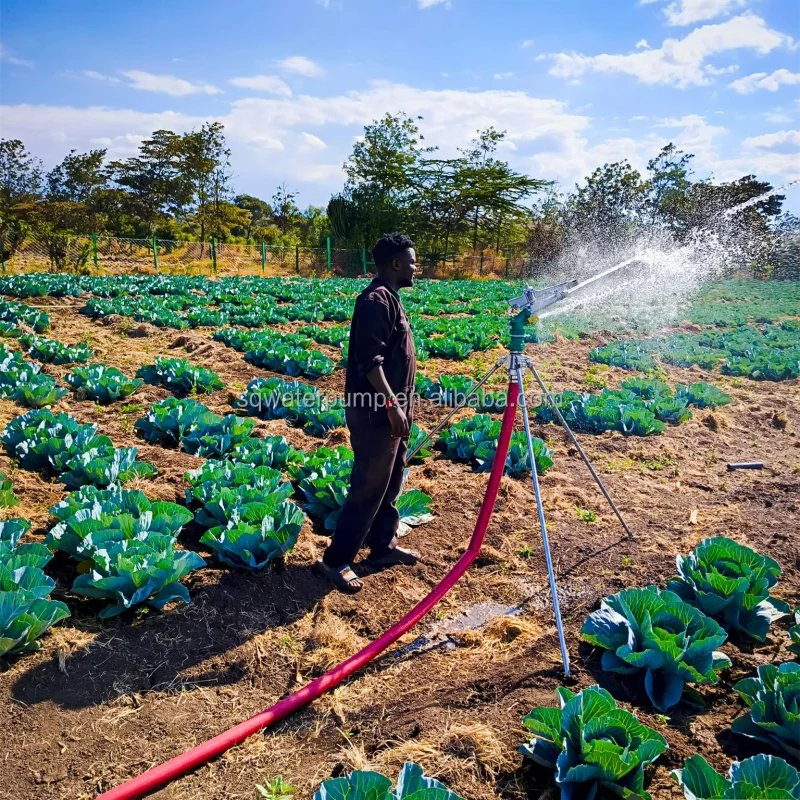 Agriculture PY30 40 50 Long shoot radius 62-120m tripod irrigation system rain gun sprinkler