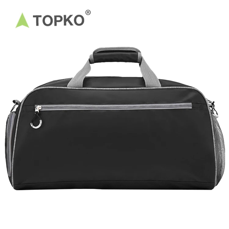 TOPKO Wholesale Custom logo training duffle bag fitness wet dry separation hand bag yoga bag