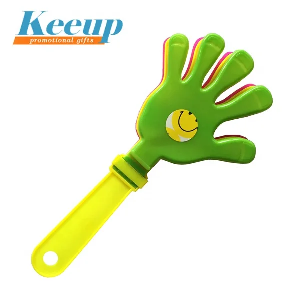 China wholesale sports cheap cheering plastic customized hand clapper for promotional gifts