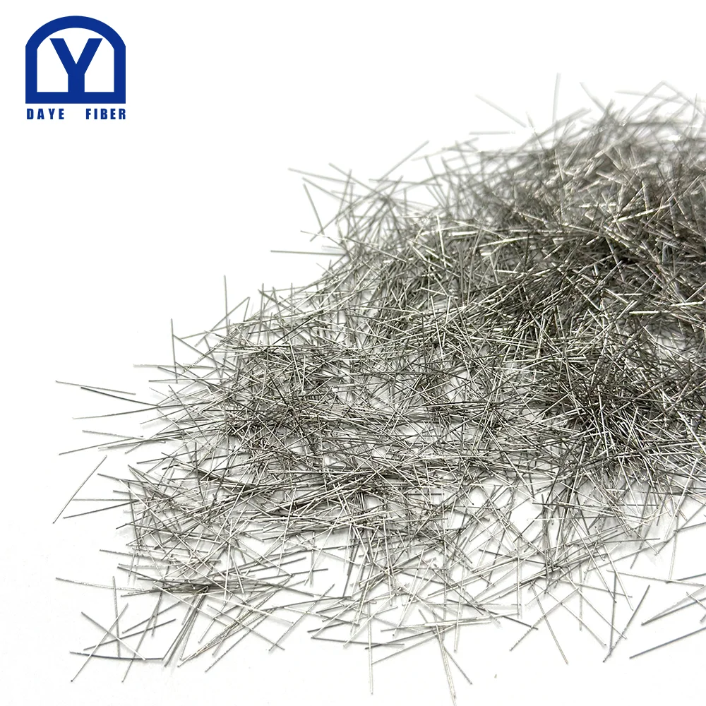 Stainless Steel Fiber Rebar Replacement Micro rebar ISO CE steel fiber for concretement UHPC