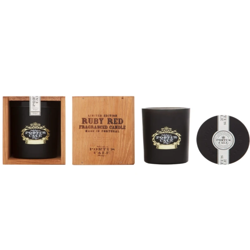 Wedding gift  set wood box packaging Scented aroma soy wax frosted candle jar with wood lid