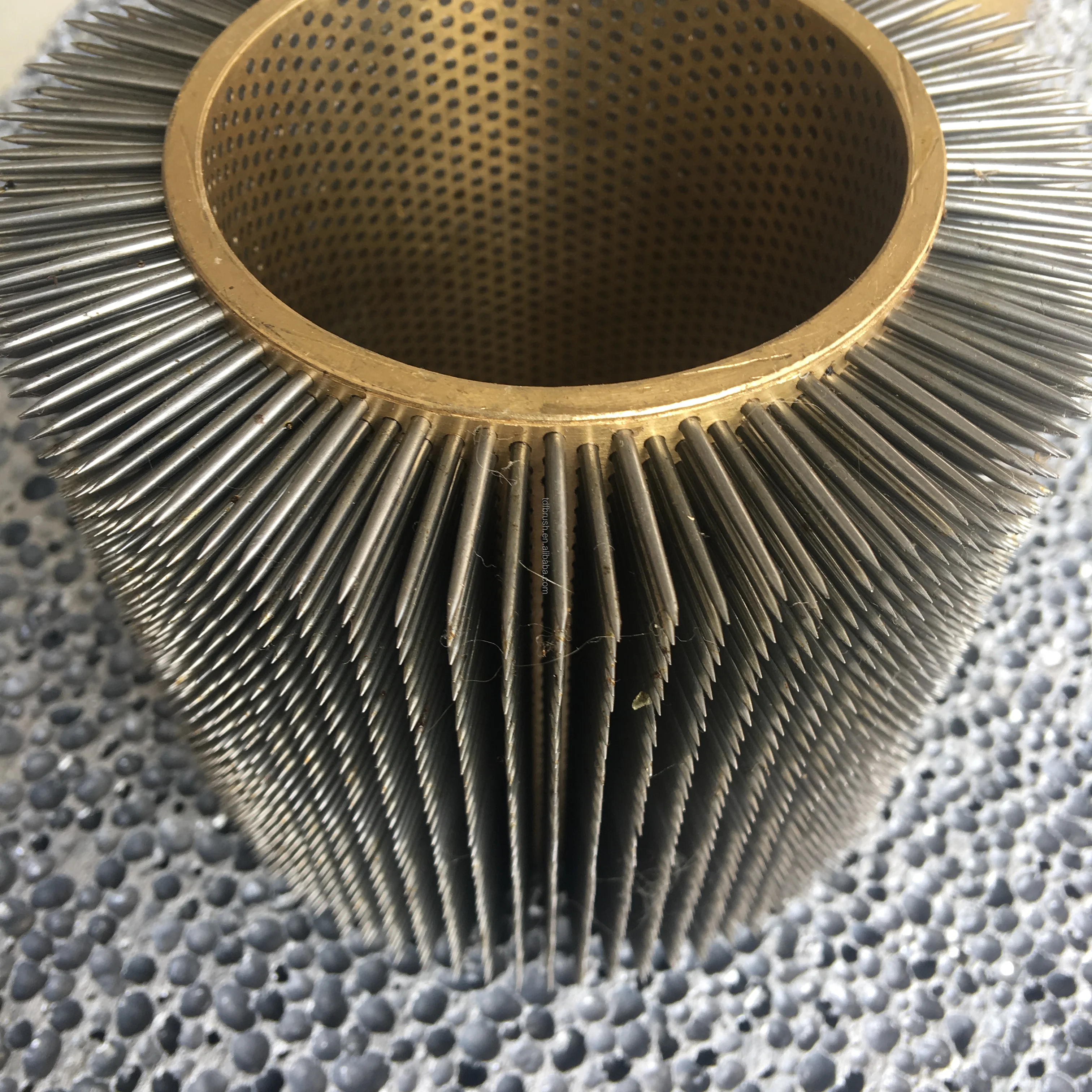 TDF pinned punch perforation roller for Leather Plastic Paper Rubber PP PE film Hole Punching