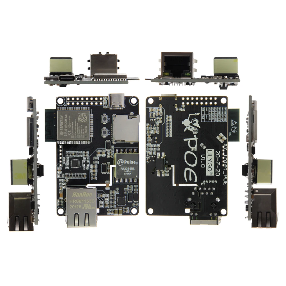 Ttgo Lilygo T-internet-poe Esp32 Wroom Lan8720a Chip Ethernet Adapter And Downloader Programmable Hardware Expansion Board