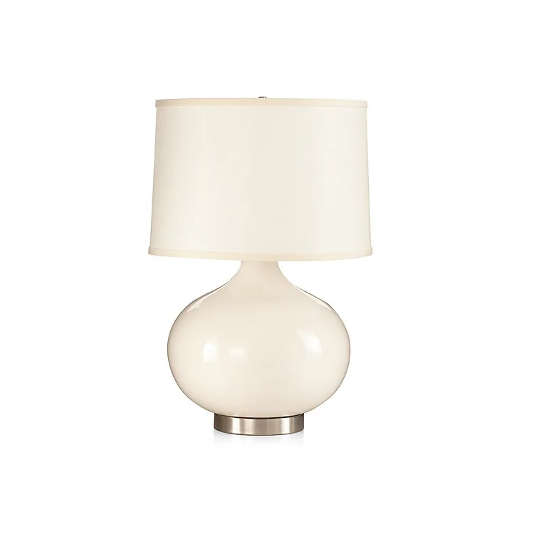 Factory Direct Sales Luxury Modern Ceramic Lamp Body With Fabric Shade  Bedside Table Lamp