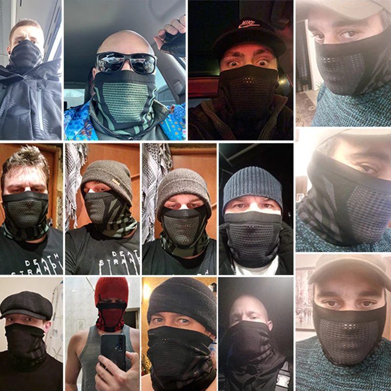 Winter Neck Warmer Gaiter Windproof Face Mask Balaclava Bandana for Ski Snowboard