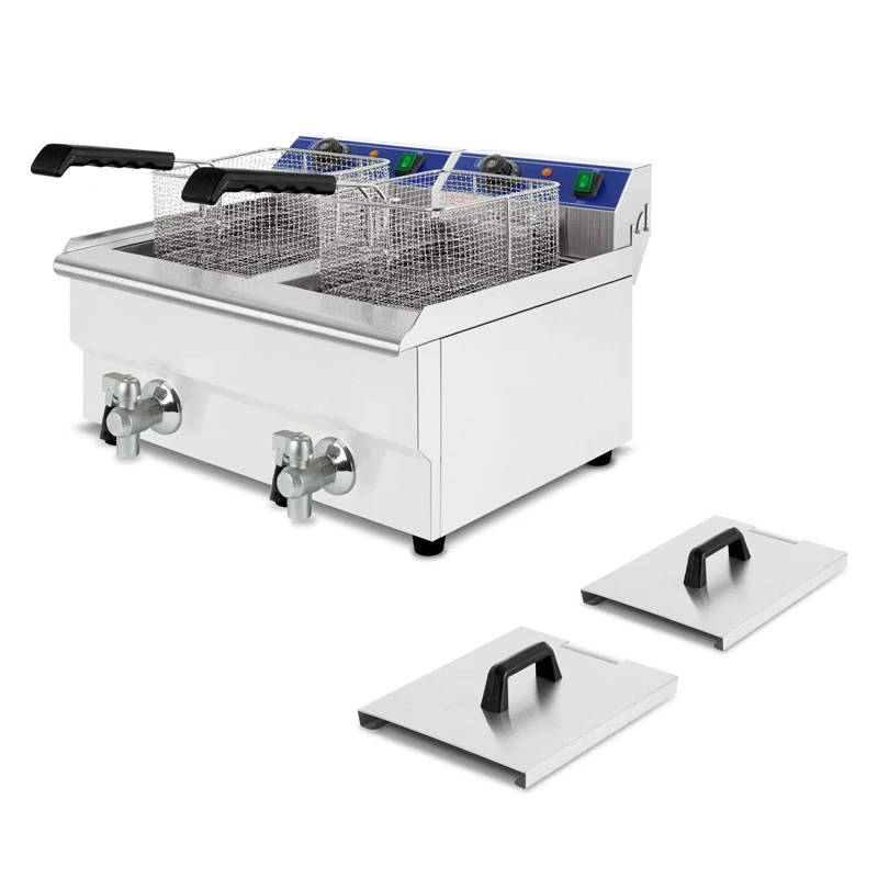 20L Double Tank Industrial Other Hotel & Restaurant Supplies Commercial Catering Equipment Electric Deep Fryers