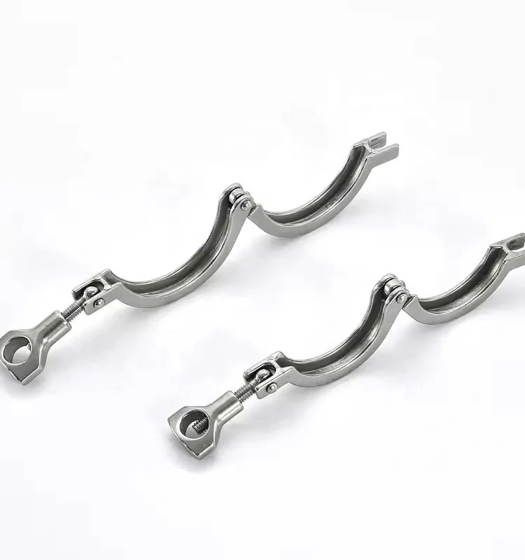 Triclamp  Fitting Stainless Steel SS304 Tri Clamp Clover Sanitary Single Pin TC Clamps Quick Mount Clamp Fastener 304  Sleeve