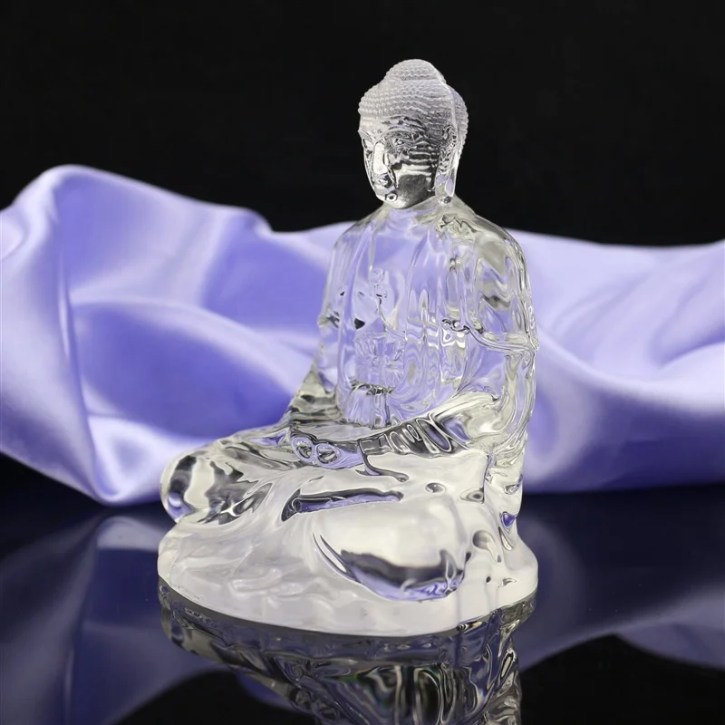 Newest High Quantity Crystal figure of Buddha/Crystal Buddha Figurine Sculpture of the Buddha Statue Home Decor Figurine
