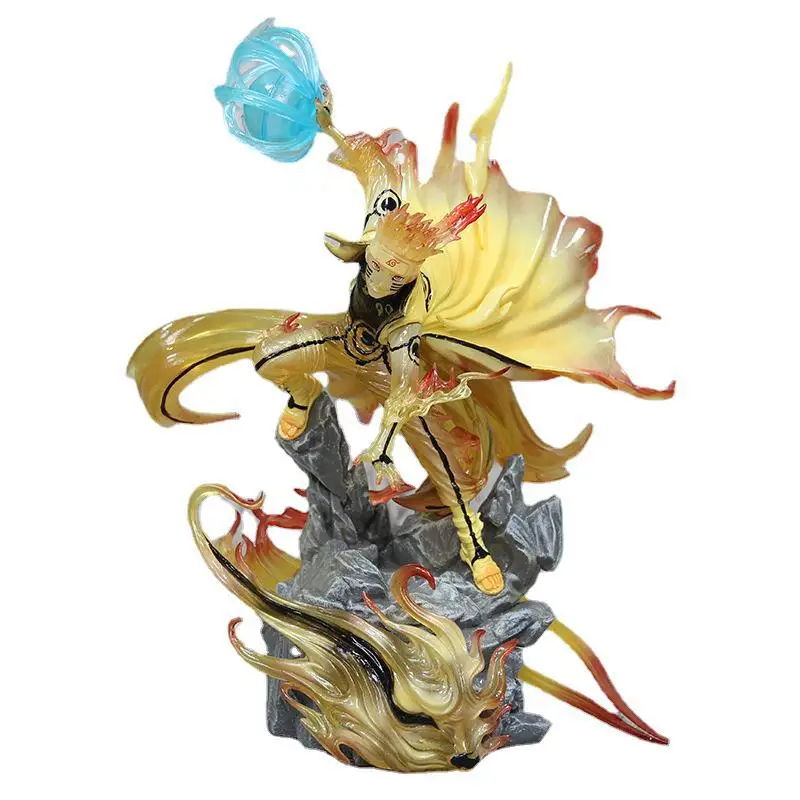 Japan Anime Kurama Uzumaki Narutos Action Figure Kyuubi Narutos Big Statue PVC Model Toy Statue for Collection