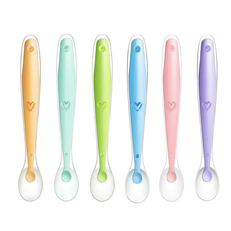 Lifetop Custom Logo Baby First Step Spoon Starter Silicone Training Baby Weaning Pre Spoons Bpa Free Silicone Baby Spoon Feeder
