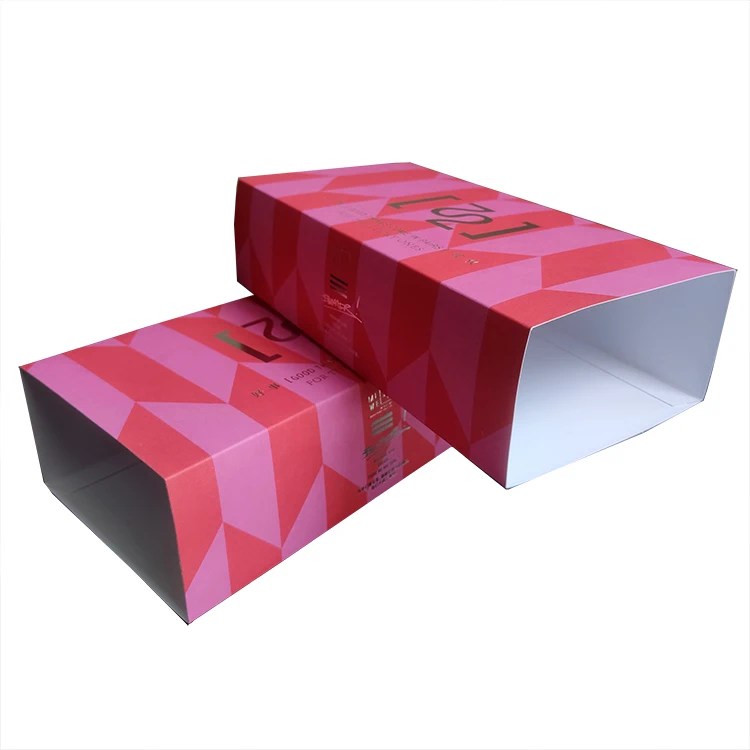 Customized Wholesale Gift Box Sliding Packaging kraft paper Packaging Sleeve