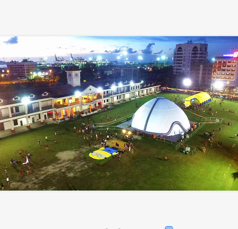 Portable Temporary Air Popped Up Construction Tent Biggest Inflatable Dome Super Market For Parties Or Events