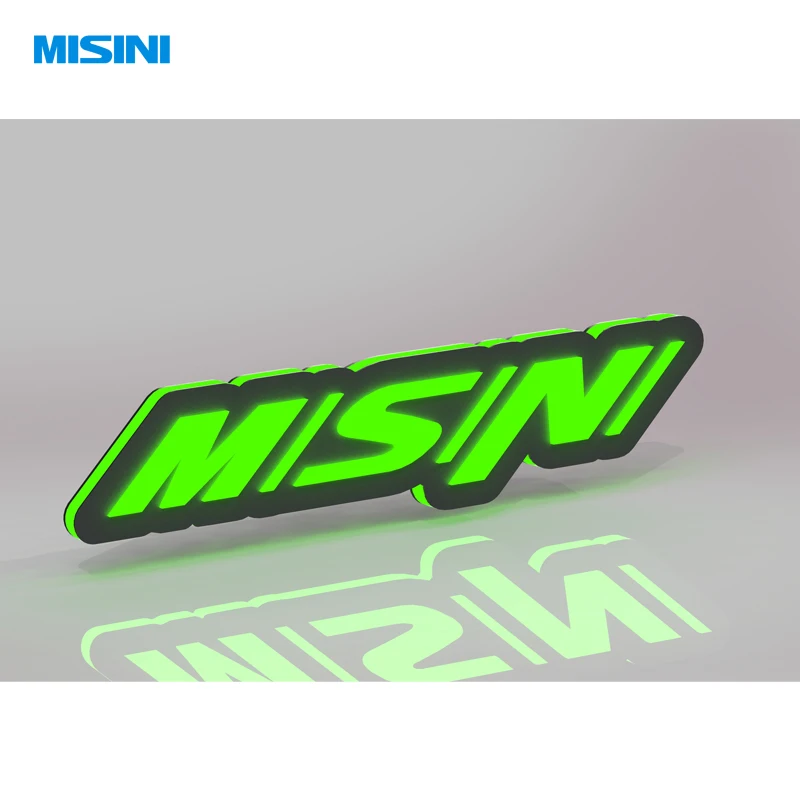 Factory Customize Car Store Business Logo RGB LED Badge Emblem Logo