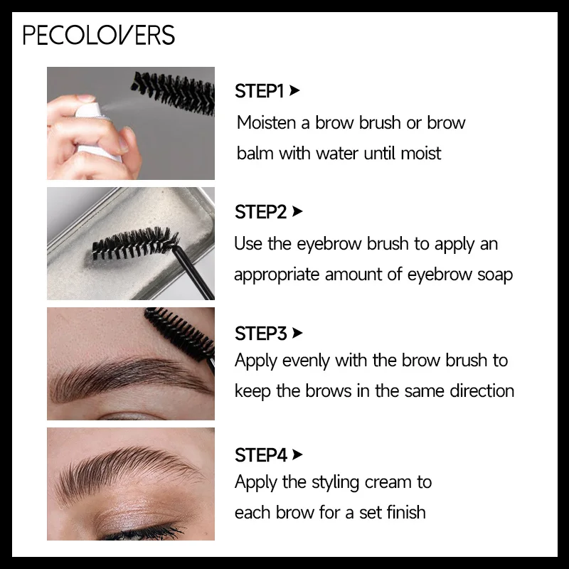 Waterproof Eyebrow Shaping Gel LongLasting Brow Styling Gel For Perfect Brow Professional  Wax Gel For Natural Brow Makeup Tool