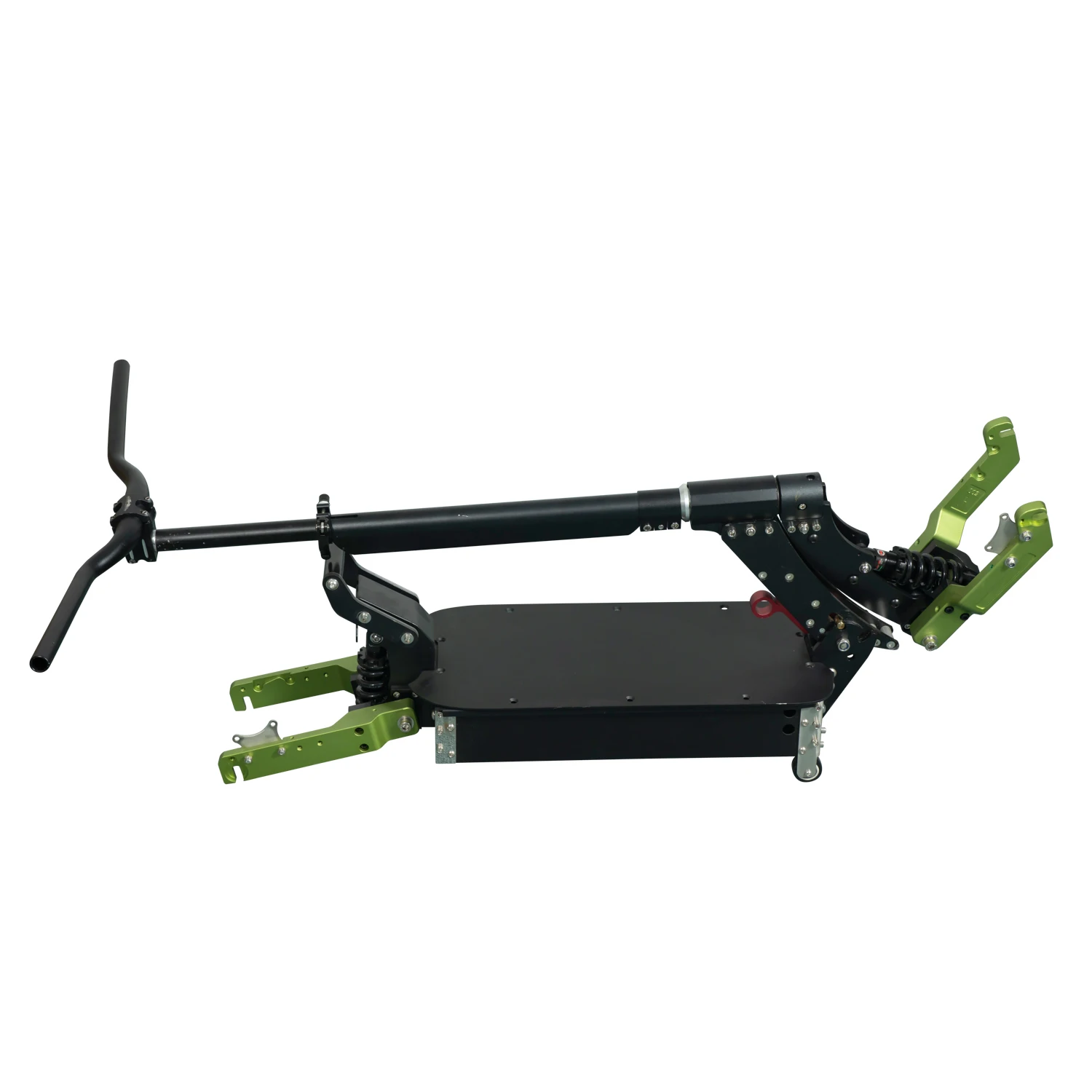 Professional Shock Absorption Scooter Frame 11 inch Double Drive Aluminum Alloy Frame Scooter Frame Parts