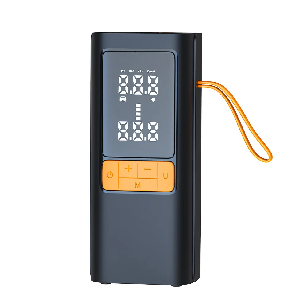 Car Tire Inflator Pump Portable Air Compressor 150PSI Electric Bike Tire Pump With LED Light For Motorcycle, Ball, Car