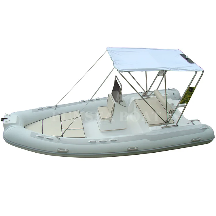6 person hypalon us coast guard center console freshwater fishing inflatable rib boat 520 for sale