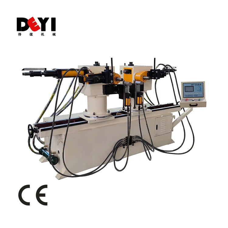 Hydraulic CNC double head pipe bending machines with semi-automatic operation seamless steel pipes