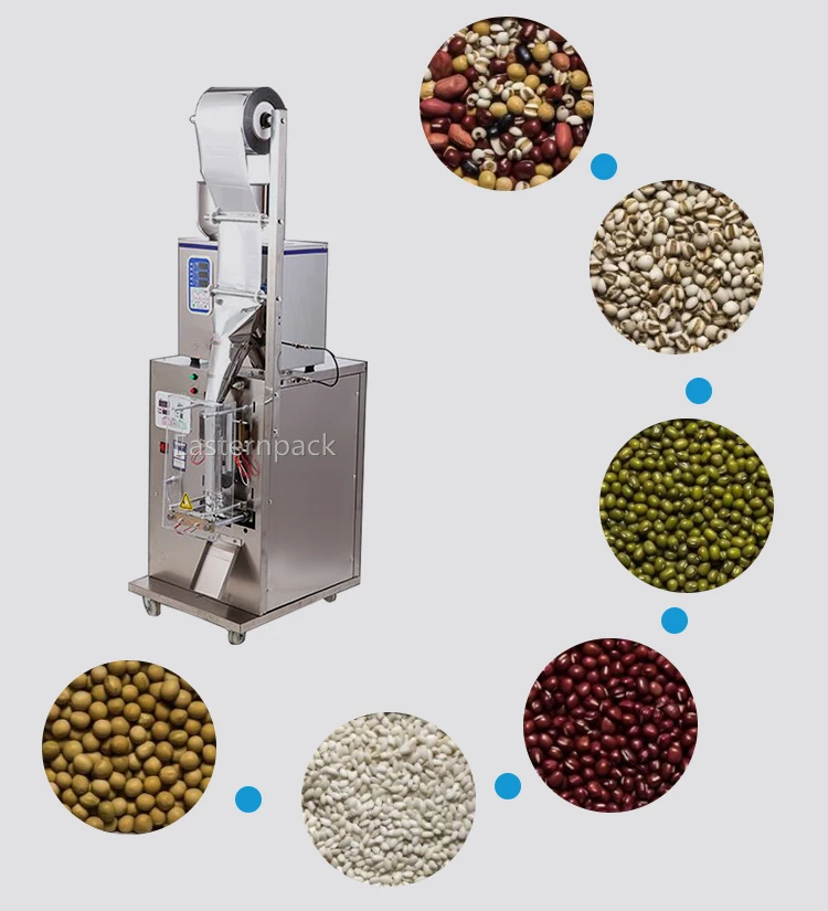 Небольшой Вертикальный упаковочная машина для гранулы/молочный порошок/гайка бумажная упаковочная машина