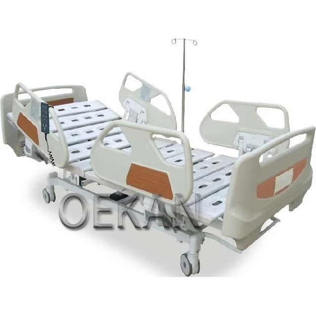 Wholesale Hospital Electric 2 Cranks Metal Patient Care Bed Medical Mobile Treatment Nurse Folding Patient Bed