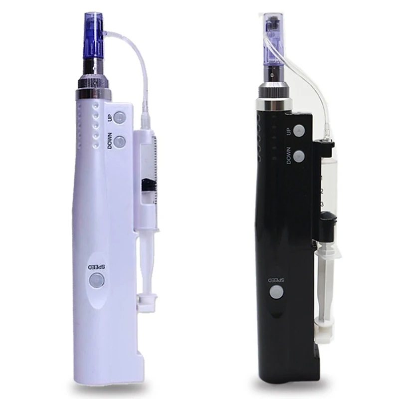 
mini water mesotherapy Injector derma pen with liquid electric microneedle pen Hyaluronic acid inject 