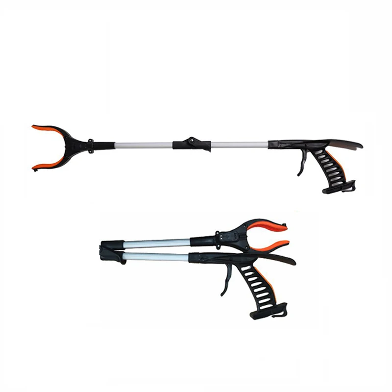 Foldable Claw Grabber with Strong Grip Magnetic Tip Shoehorn Reaching Tool for Trash Pick Up