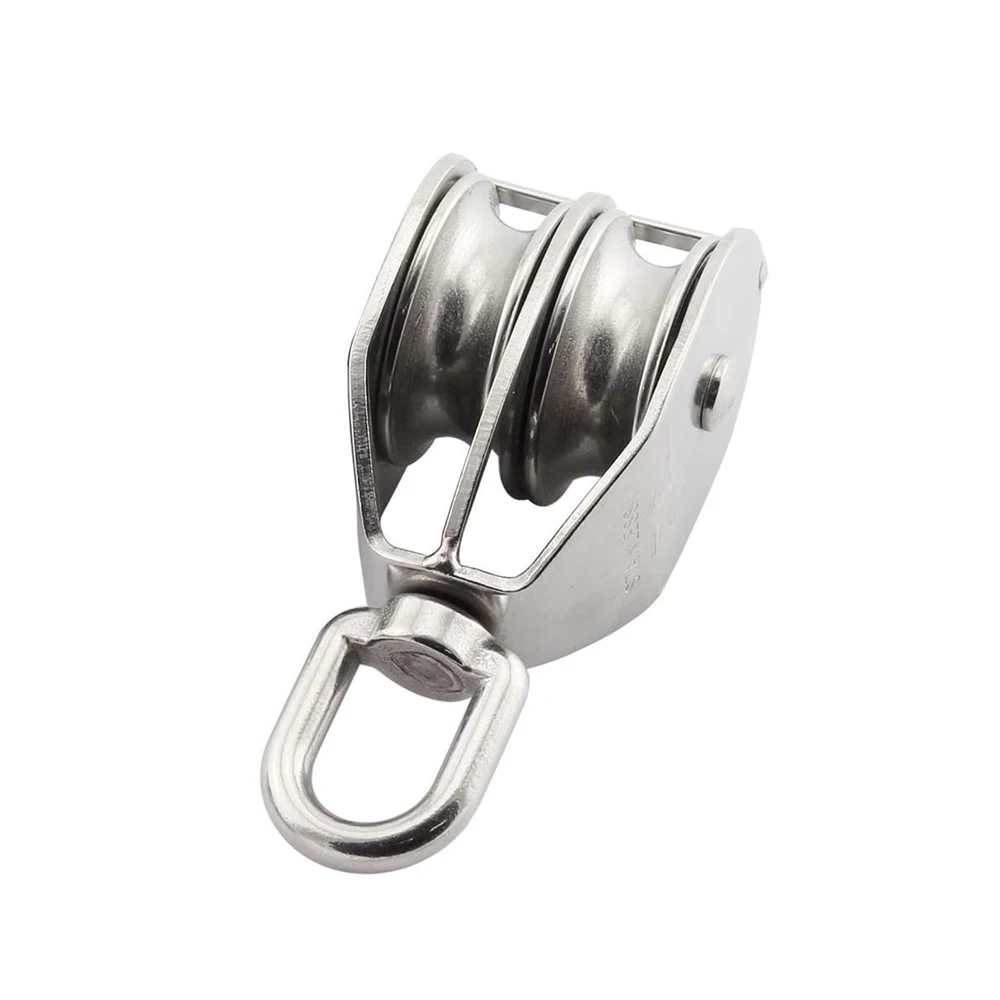Stainless Steel Swivel Eye Pulley Sailing Block For Boat Accessories