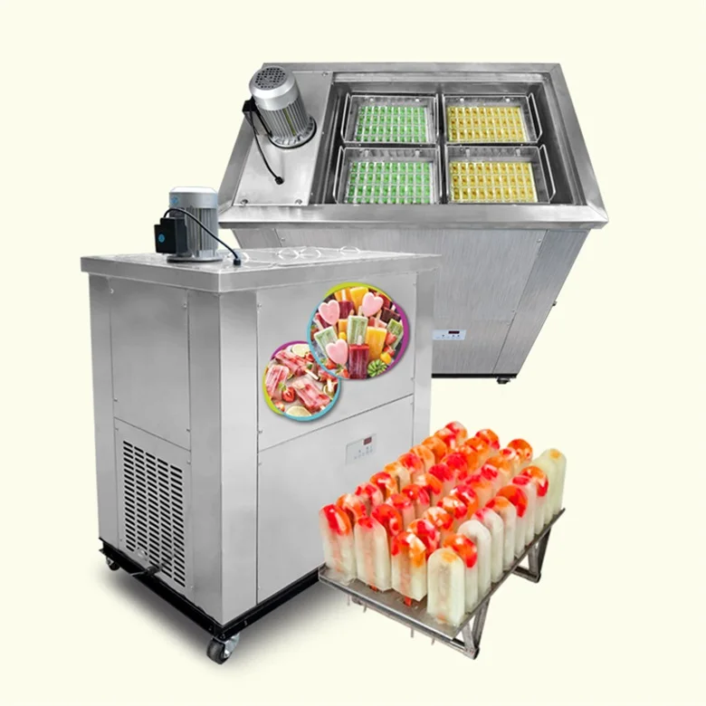 4 Molds High quality good price new type milk fruit popsicle machine / ice lolly machine / popsicle maker