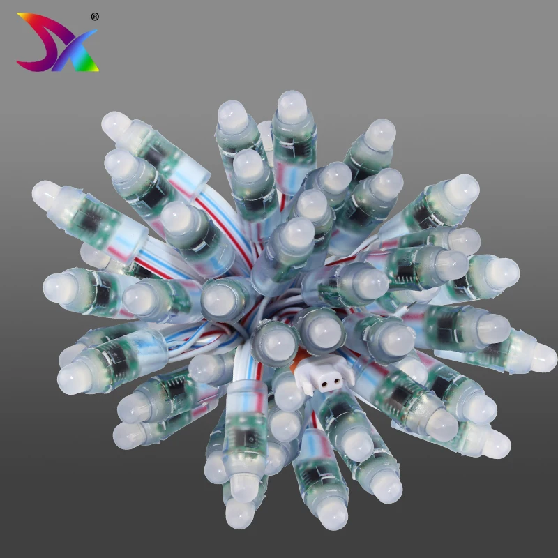 
5v 12v 12mm / 9mm led pixel Full - color one color module waterproof 1903/ws2811/ws2801/16703ic IP65 