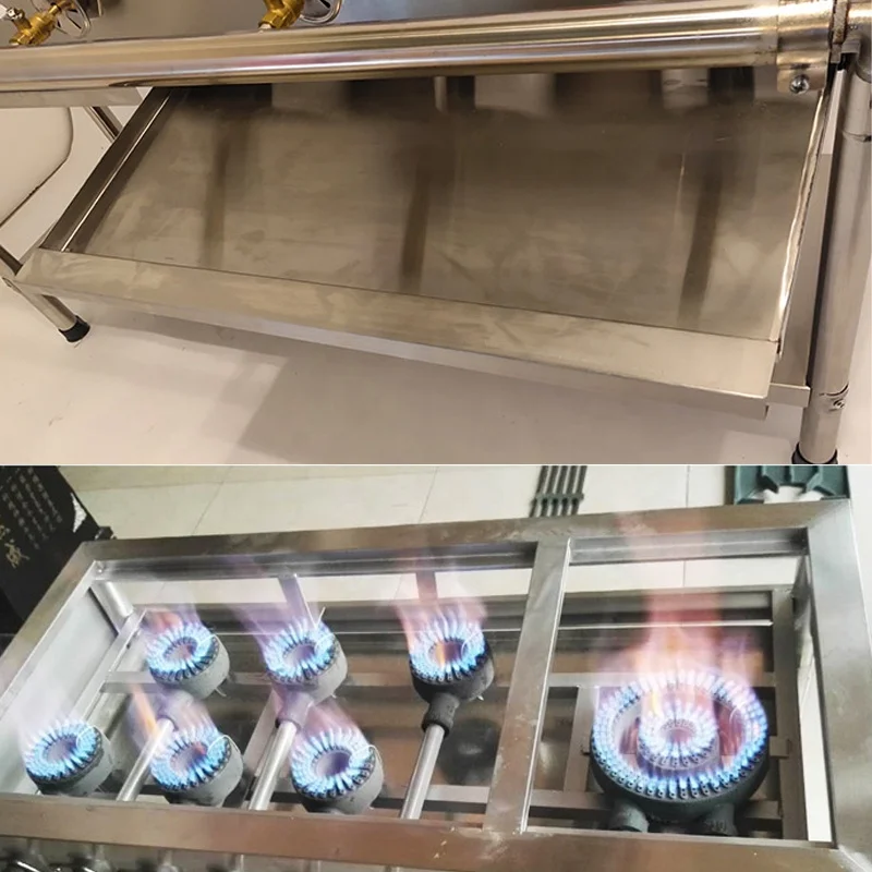 Кухонная многотопливная пропановая уличная газовая плита китайская горелка