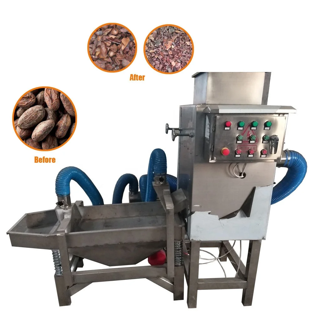 Cocoa Bean Peeling And Screening Machine Cocoa Bean Winnower Cacao Winnowing Machine
