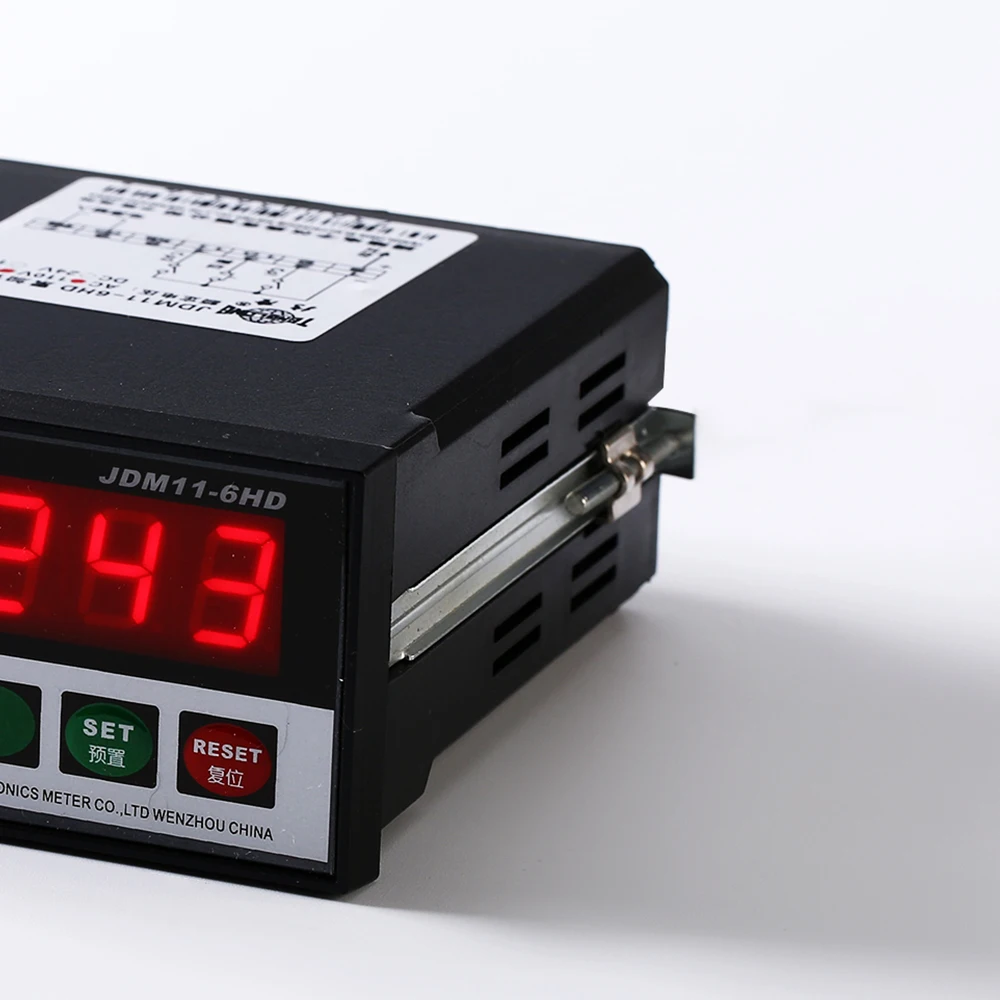 JDM11-6HD 110V-220V reversible count led time and length digital summary counter