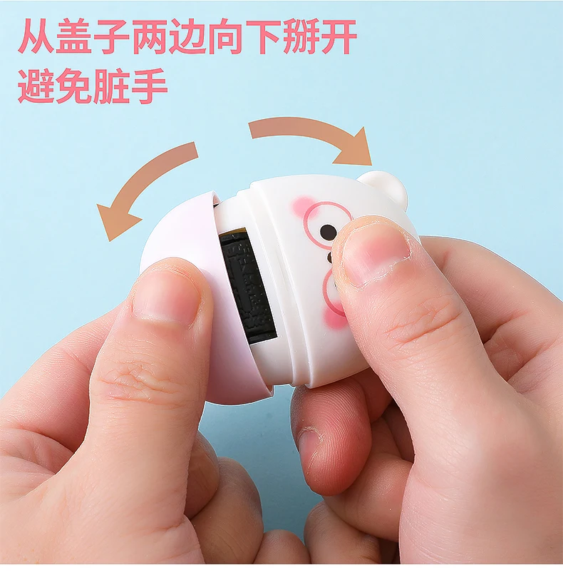 Новый дизайн Оптовая Продажа Мини канцелярский нож и портативный информация покрыта чернила светочувствительная печатная маслом «2 в 1»